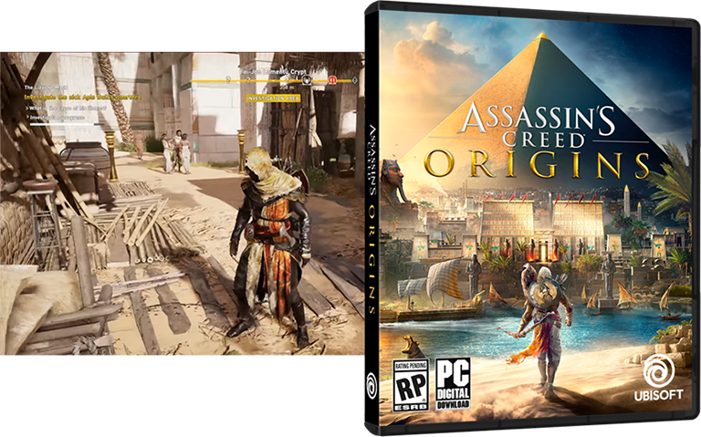 Assassin's Creed Origins Thanks For Entering - Assassin Creed 2018 Ps4 (768x479), Png Download