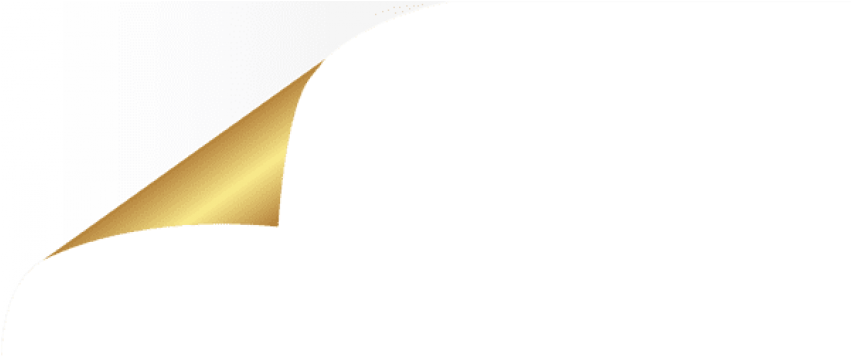 Free Png Gold Page Corner Png Images Transparent - Club Chair (850x394), Png Download