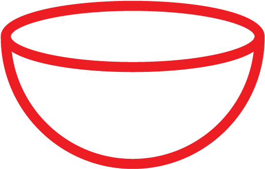 Bowl - Circle (1000x1000), Png Download