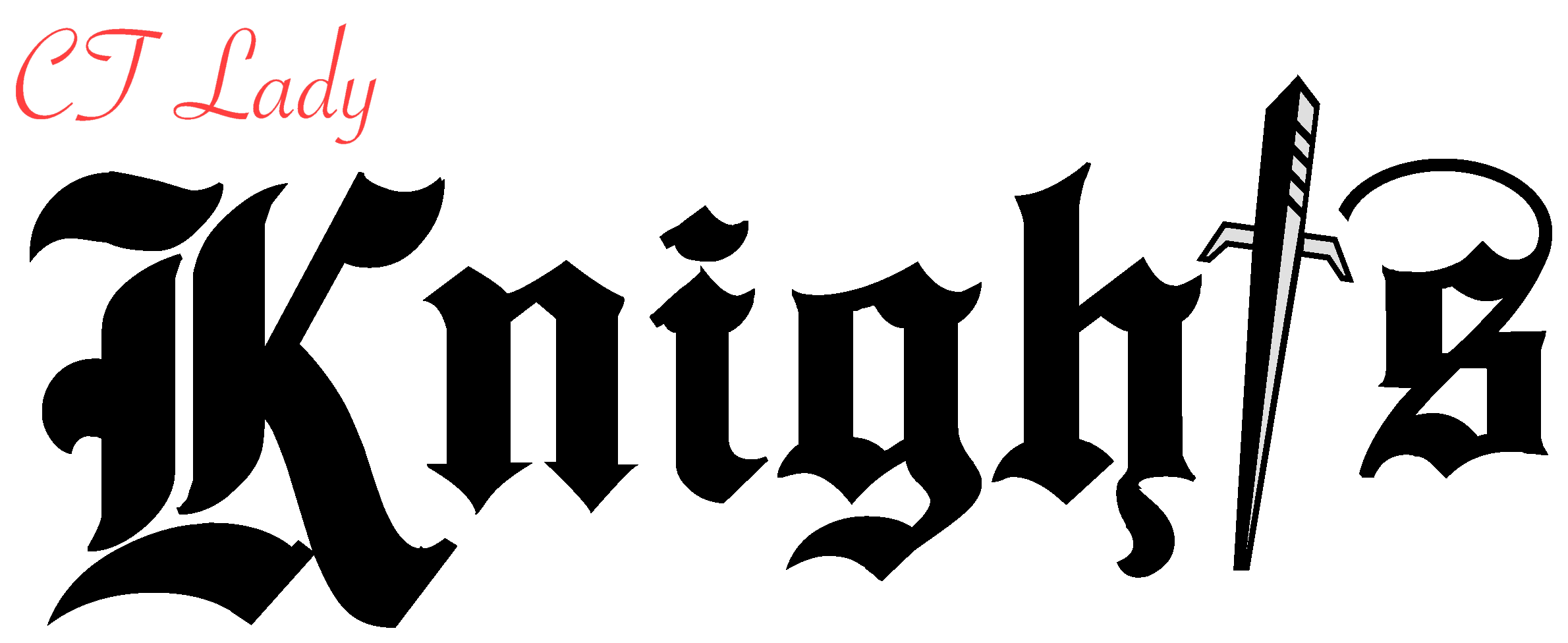 Ct Lady Knights Softball - All Saints School Ajmer (2457x1098), Png Download