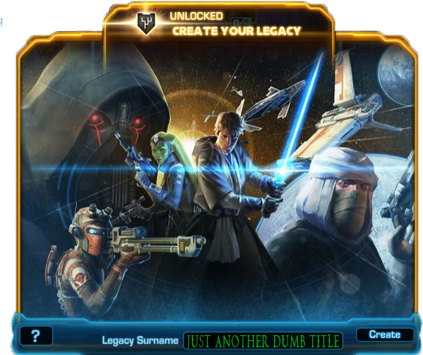 4 Thoughts On “1 - Star Wars The Old Republic (607x537), Png Download