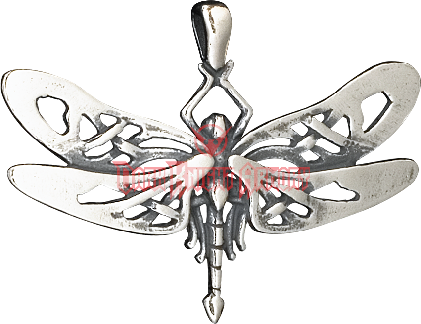 Celtic Dragonfly Pendant - Locket (850x850), Png Download