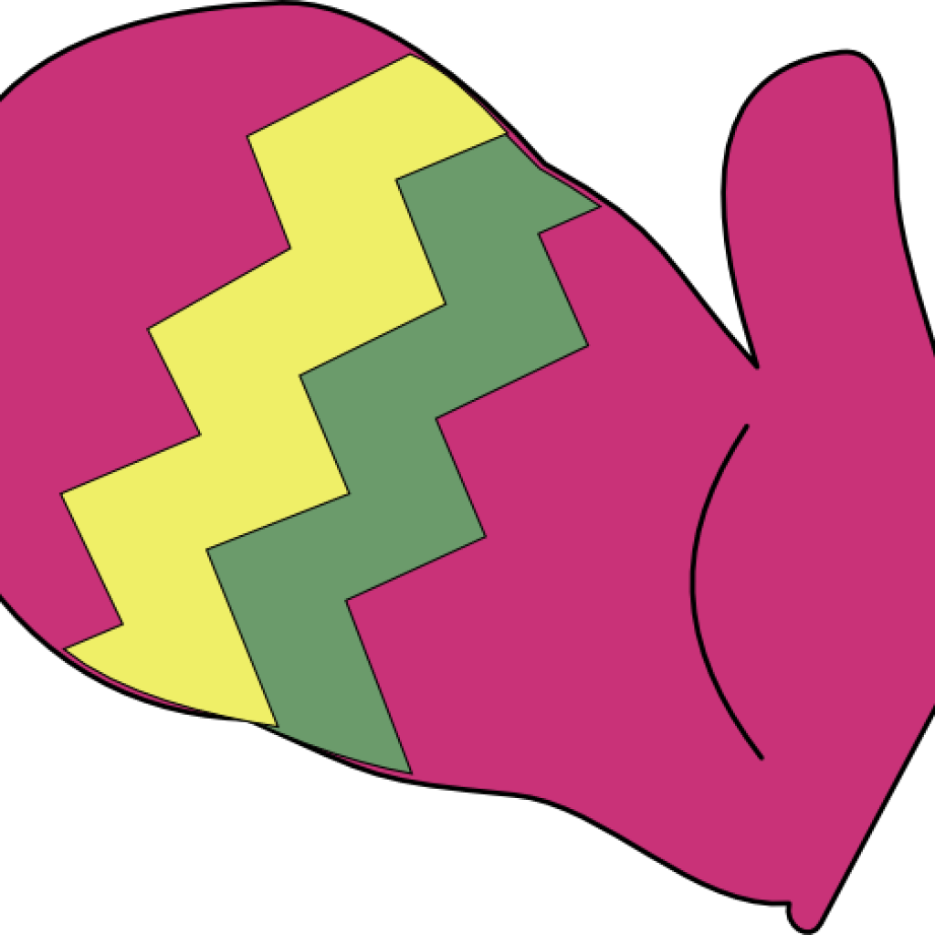 Mittens Clipart Mitten Clip Art At Clker Vector Online - Clip Art (1024x1024), Png Download