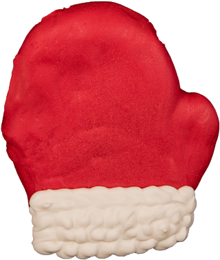 Treat Of The Month Club For Dogs, Gourmet Dog Cookies - Santa Gloves Png (800x533), Png Download