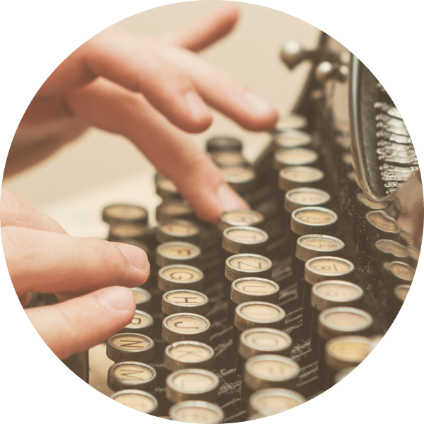 Contact Round - Professional Writer (600x600), Png Download