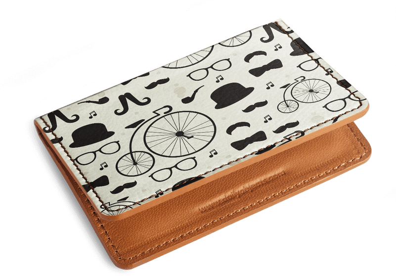 Dailyobjects Hipster Icons Card Wallet - Wallet (800x800), Png Download