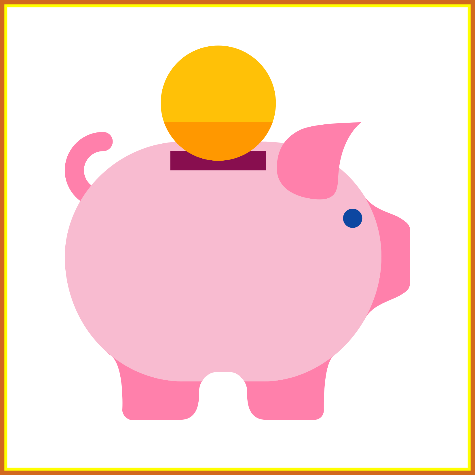 Unbelievable Piggybank Money Explore - Piggy Bank Money Clipart (1650x1650), Png Download