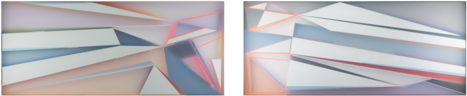 Kal Mansur Royal Hawaiian Diptych 2018 Final (1000x428), Png Download