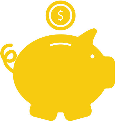 Nws Icon Piggybank Yellow - Illustration (592x551), Png Download