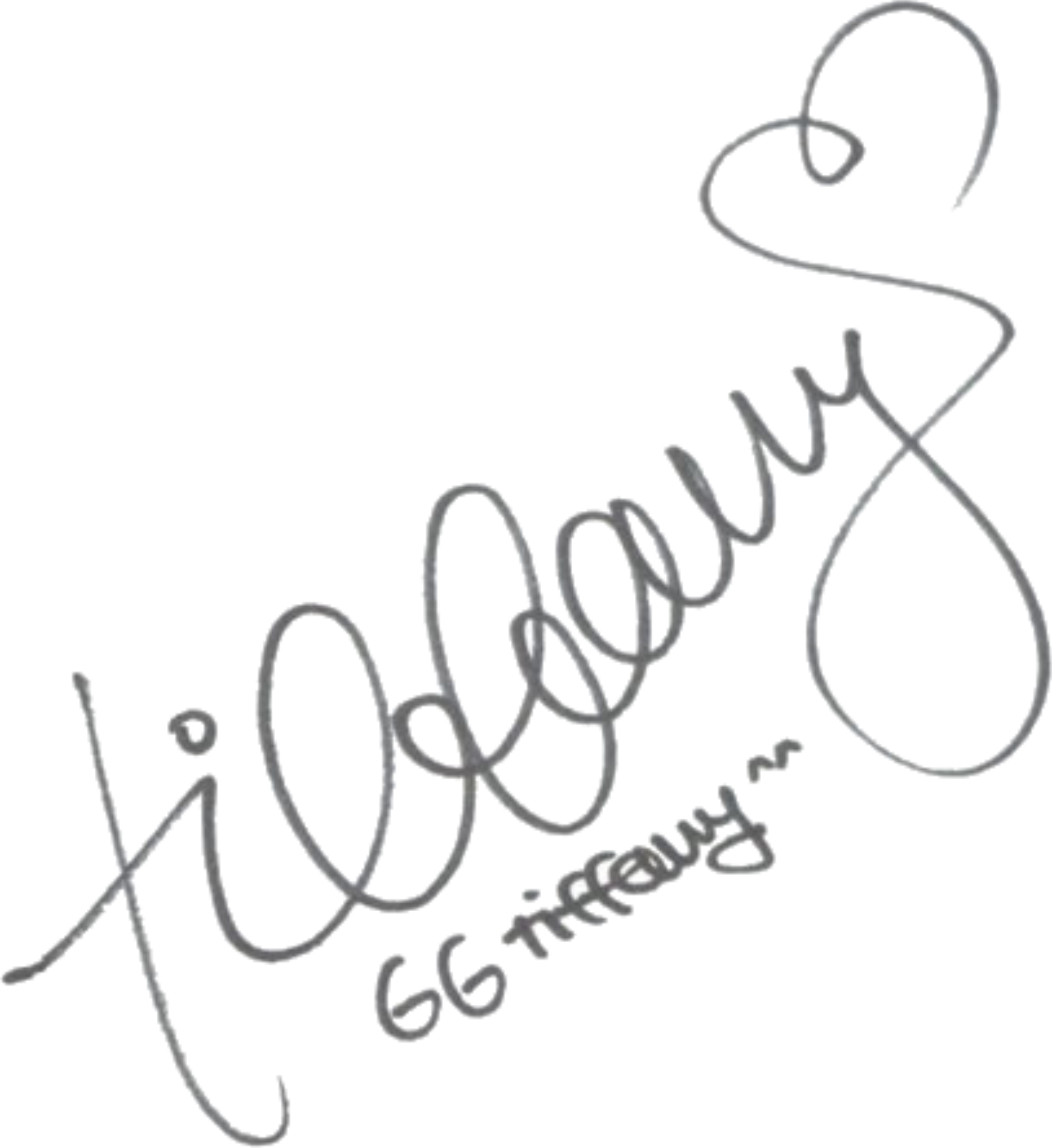 Open - Tiffany Snsd Signature (2000x2182), Png Download