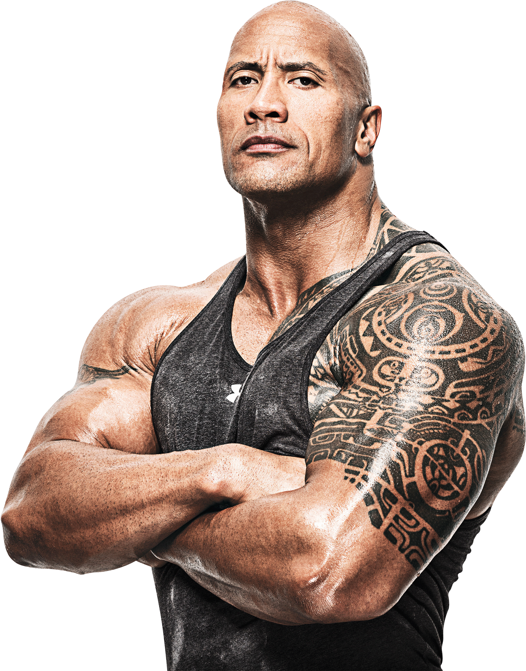 Download - Dwayne Johnson Tom Cruise (2500x2596), Png Download