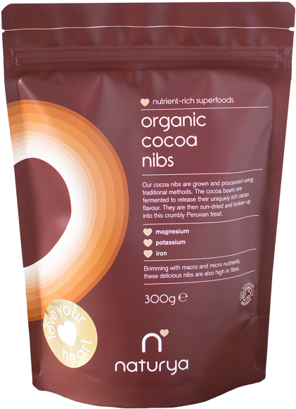 Thumbnail Of Organic Cacao Nibs Lrg Pouch - Naturya Spirulina Powder (690x690), Png Download