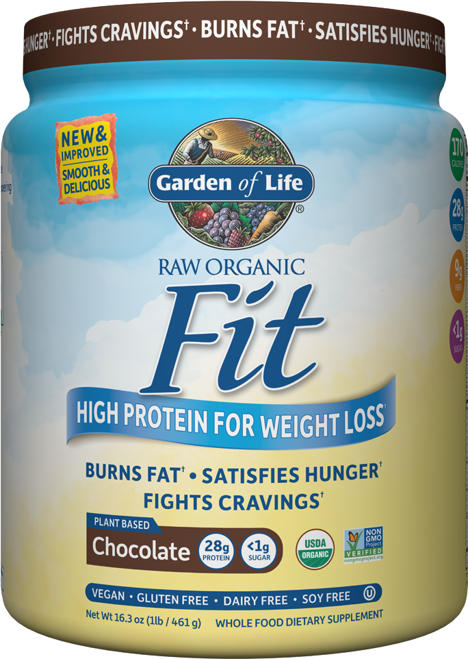 658010117425- - Garden Of Life Fit Protein (1000x1000), Png Download