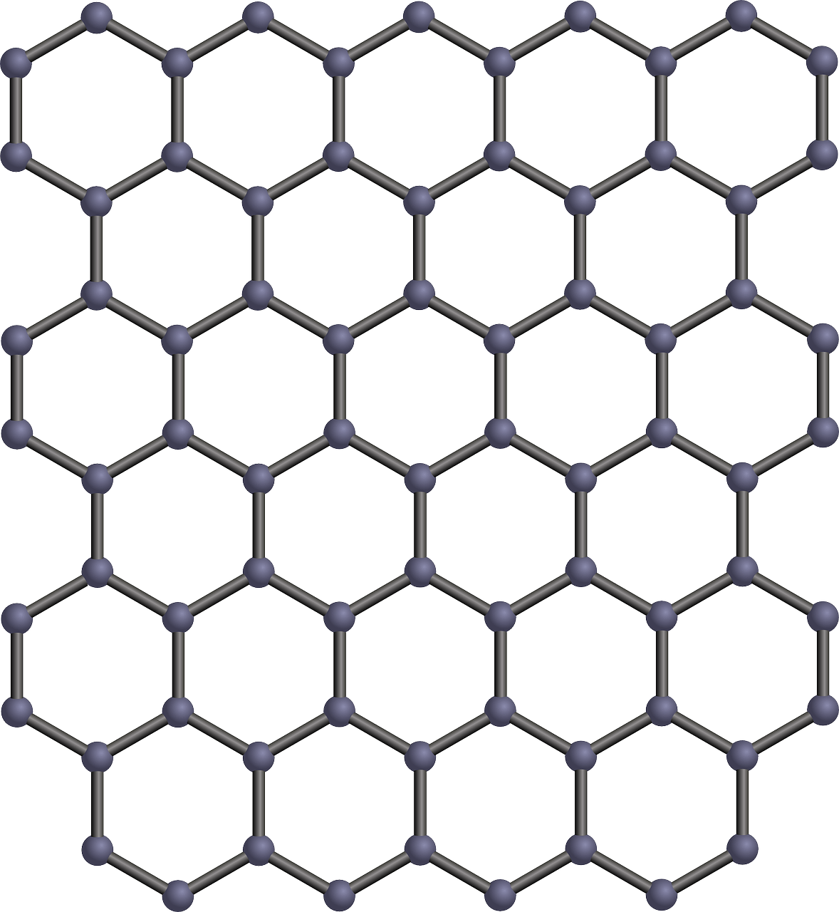 Could Hemp Nanosheets Topple Graphene For Making The - Graphene Ball And Stick (1178x1280), Png Download