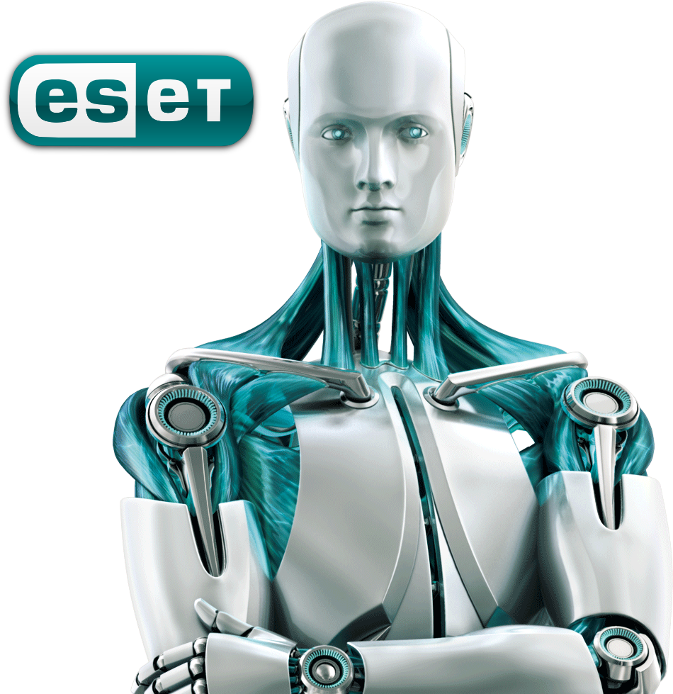 Eset Anti-virus - Eset Robot (983x981), Png Download