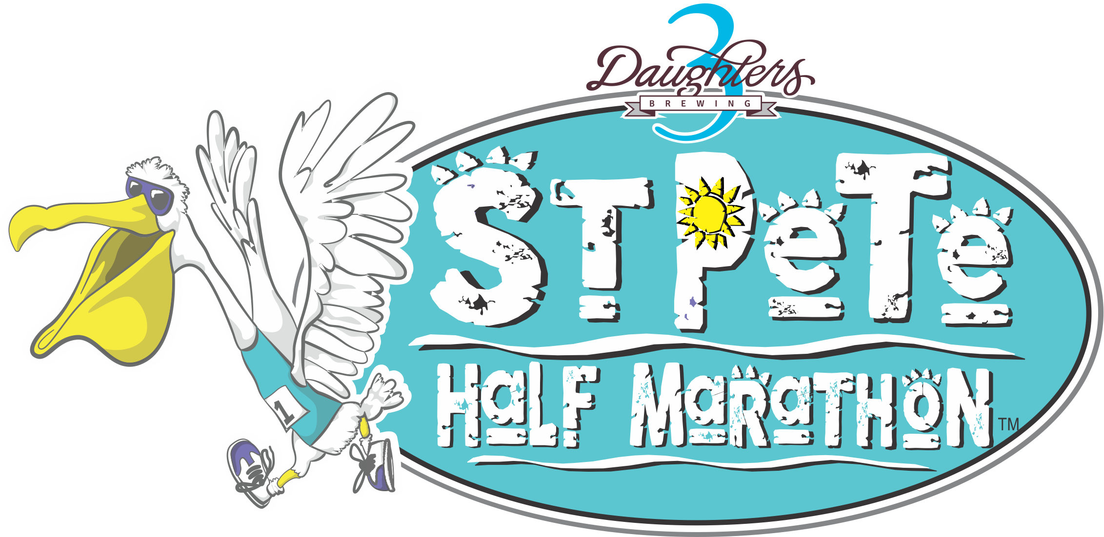 3 Daughters St - 3 Daughters Brewing (2263x1102), Png Download