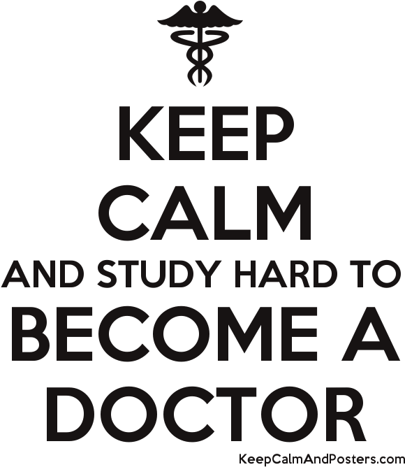 Keep Calm And Study Hard To Become A Doctor Poster - You Are Going To Be A Mommy (600x700), Png Download