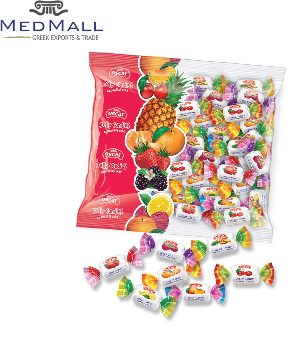 Big Size Jellies - Jelly Chocolates (1280x1280), Png Download
