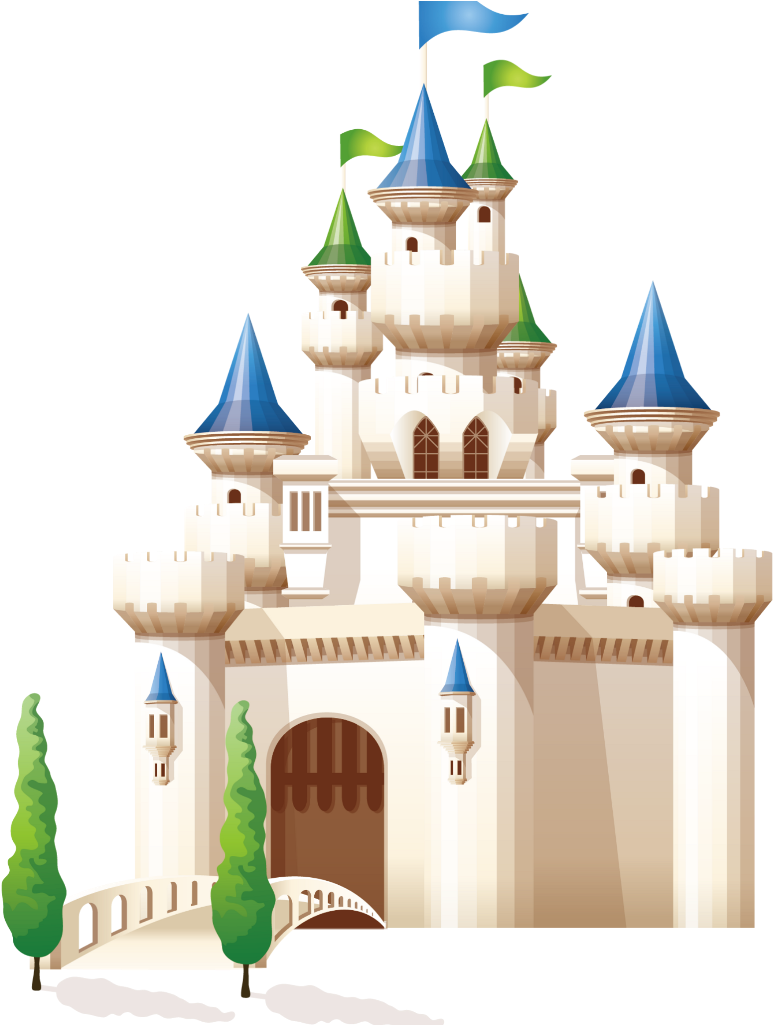 Download Mq Blue Castle Cartoon Building Fantasy Castle Cartoon Full Size Png Image Pngkit