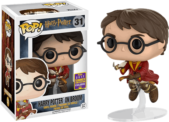 1 Of - Harry Potter On Broom Funko Pop (600x600), Png Download