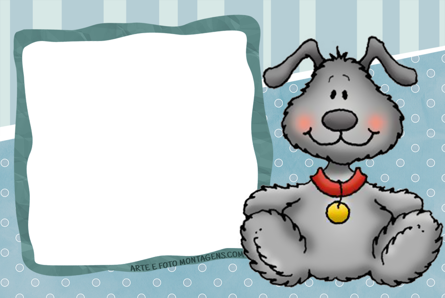 Photoscape Online Montagem - Moldura Cachorrinho (898x602), Png Download