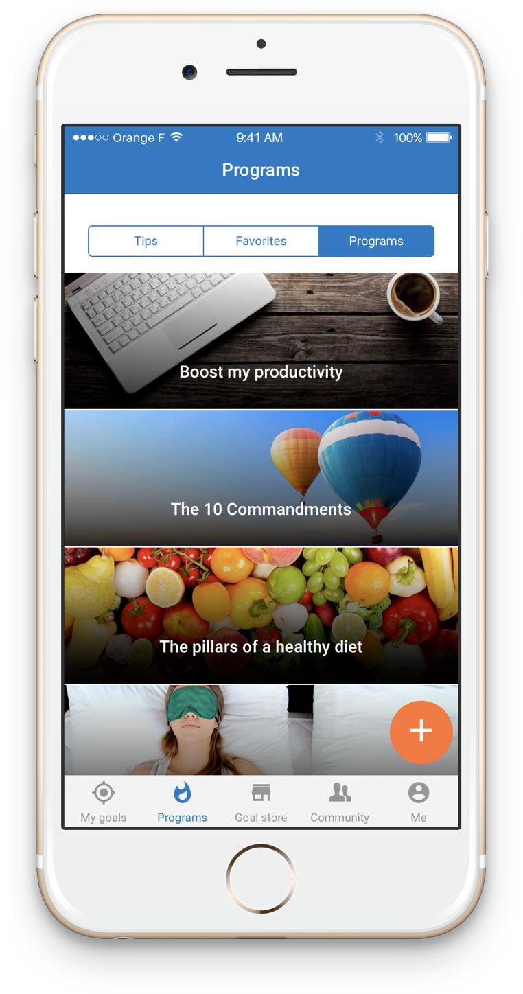 Visuel Paramétrage D'objectif Sur L'application - Wework Member Network App (762x1448), Png Download