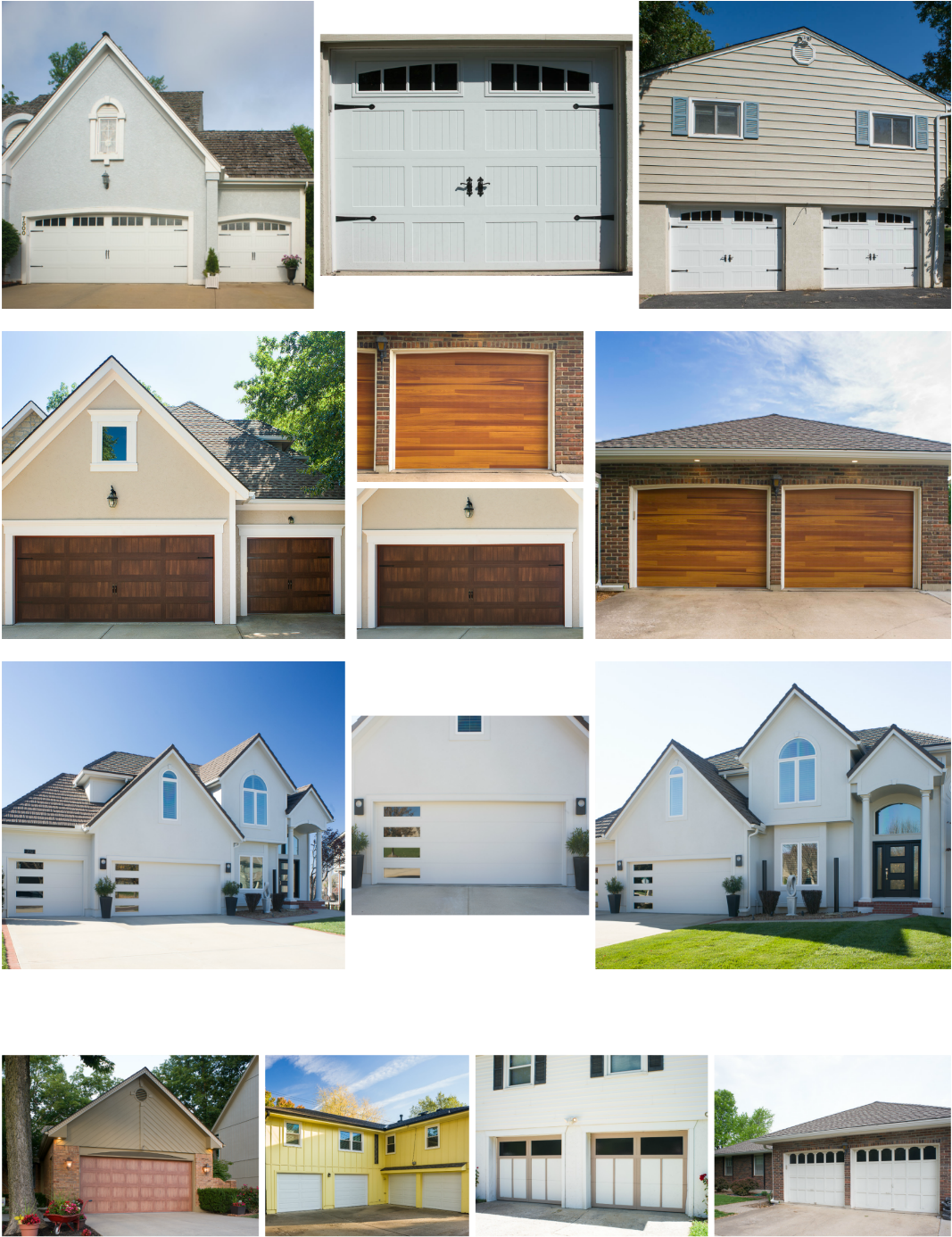 Garage Door Designs & Styles - Garage Doors With Vertical Windows (1118x1500), Png Download