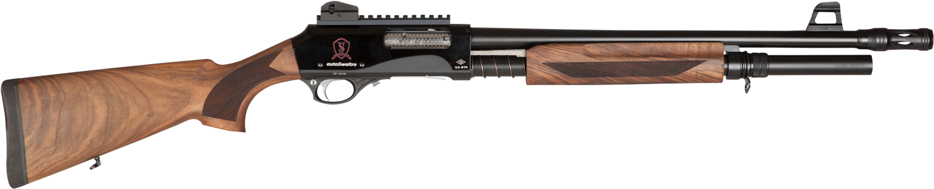 Auto5waltro Vpa-01 Pump Action Hunting Shotgun Back - Pompalı Tüfek Png (2000x544), Png Download