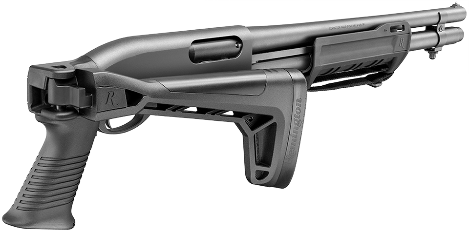 Shotguns Pump Action Model 870870 Side Folder - Remington 870 Side Folder (960x476), Png Download