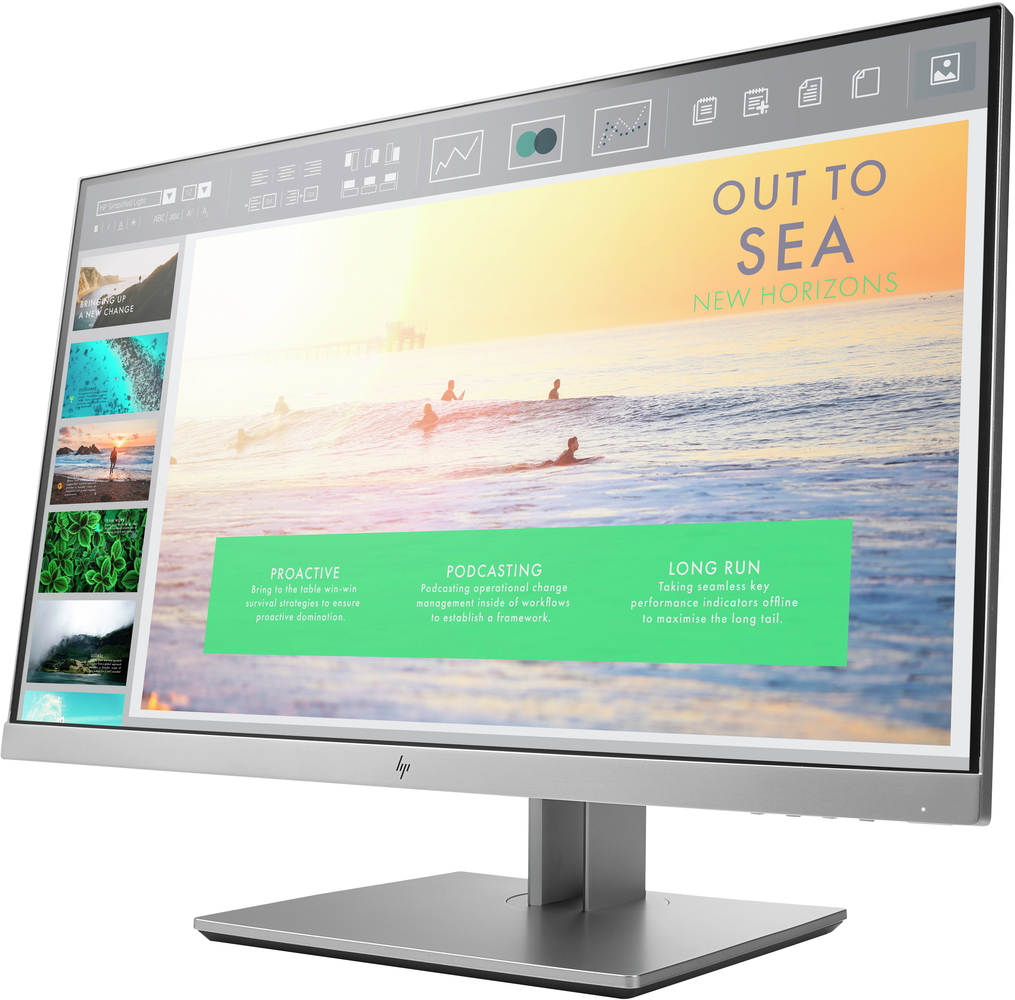 23” Ips3 Sided Micro Edge Panel With Led Backlight - 1fh46a8 Aba (3637x3526), Png Download