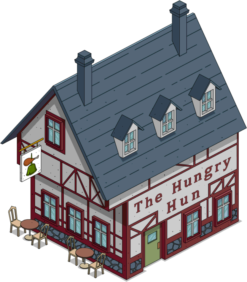 Tapped Out The Hungry Hun - Simpsons The Hungry Hun (833x950), Png Download