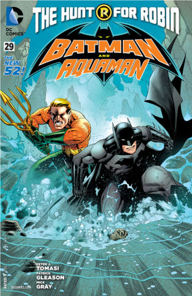 Купете Comics 2014-05 Batman And Robin - Aquaman Y Batman (950x950), Png Download