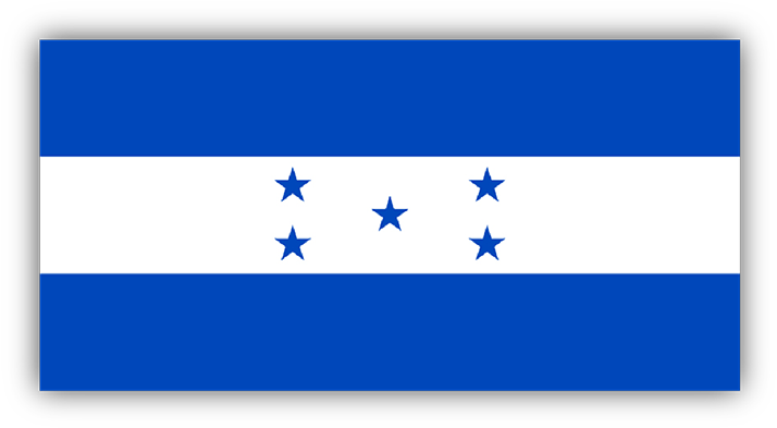 Honduras Flag Bumper Sticker - Majorelle Blue (720x720), Png Download