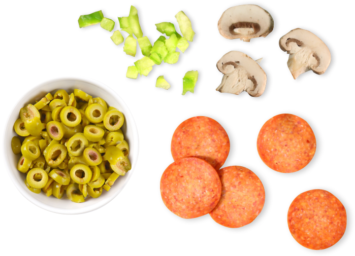 Fresh Pizza Toppings - Pizza Toppings Png (780x648), Png Download