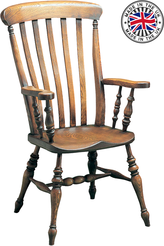 Move - Smokers Bow Windsor Chair (600x919), Png Download