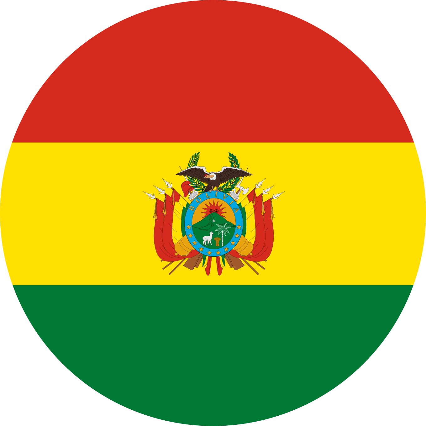 Bolivia Flag (1359x1359), Png Download
