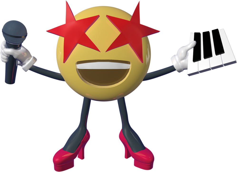 Hi I'm Dot Dyscalculia Sally's Emoji - Cartoon (1024x768), Png Download