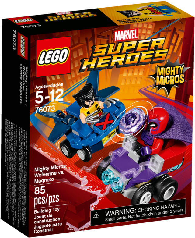 Lego Mighty Micros Wolverine Vs (1200x900), Png Download