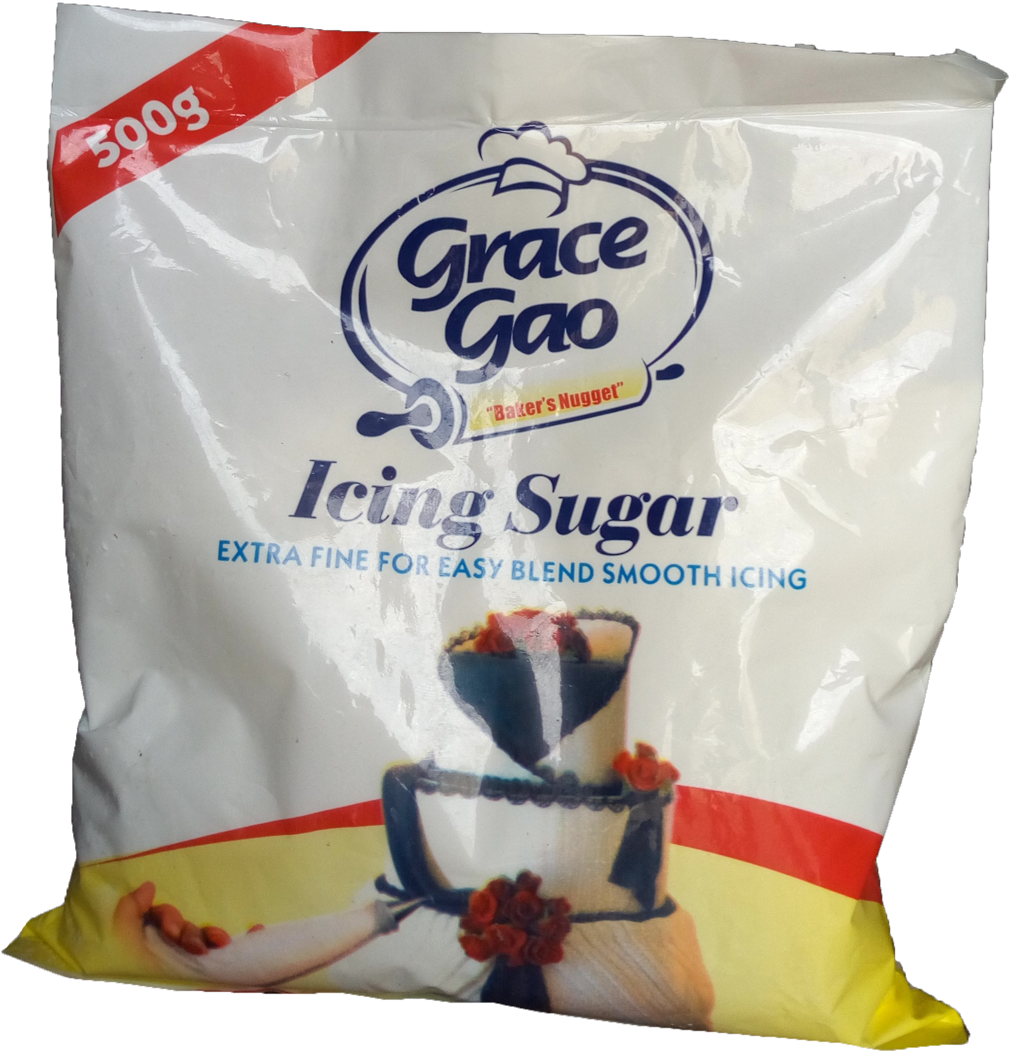 Grace Gao Icing Sugar 500g - Vermicelli (2148x2355), Png Download
