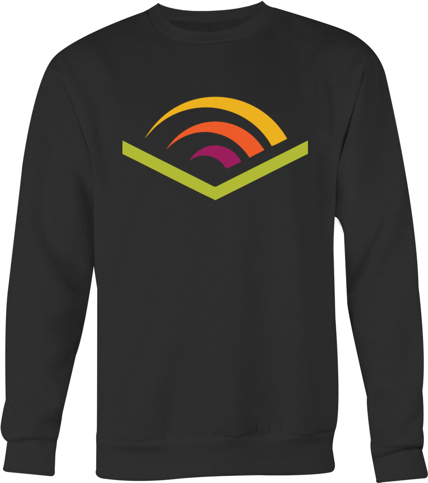Audible Logo Shirt Hoodie Sweatshirt Sweater Long Sleeve - Long-sleeved T-shirt (1000x1000), Png Download