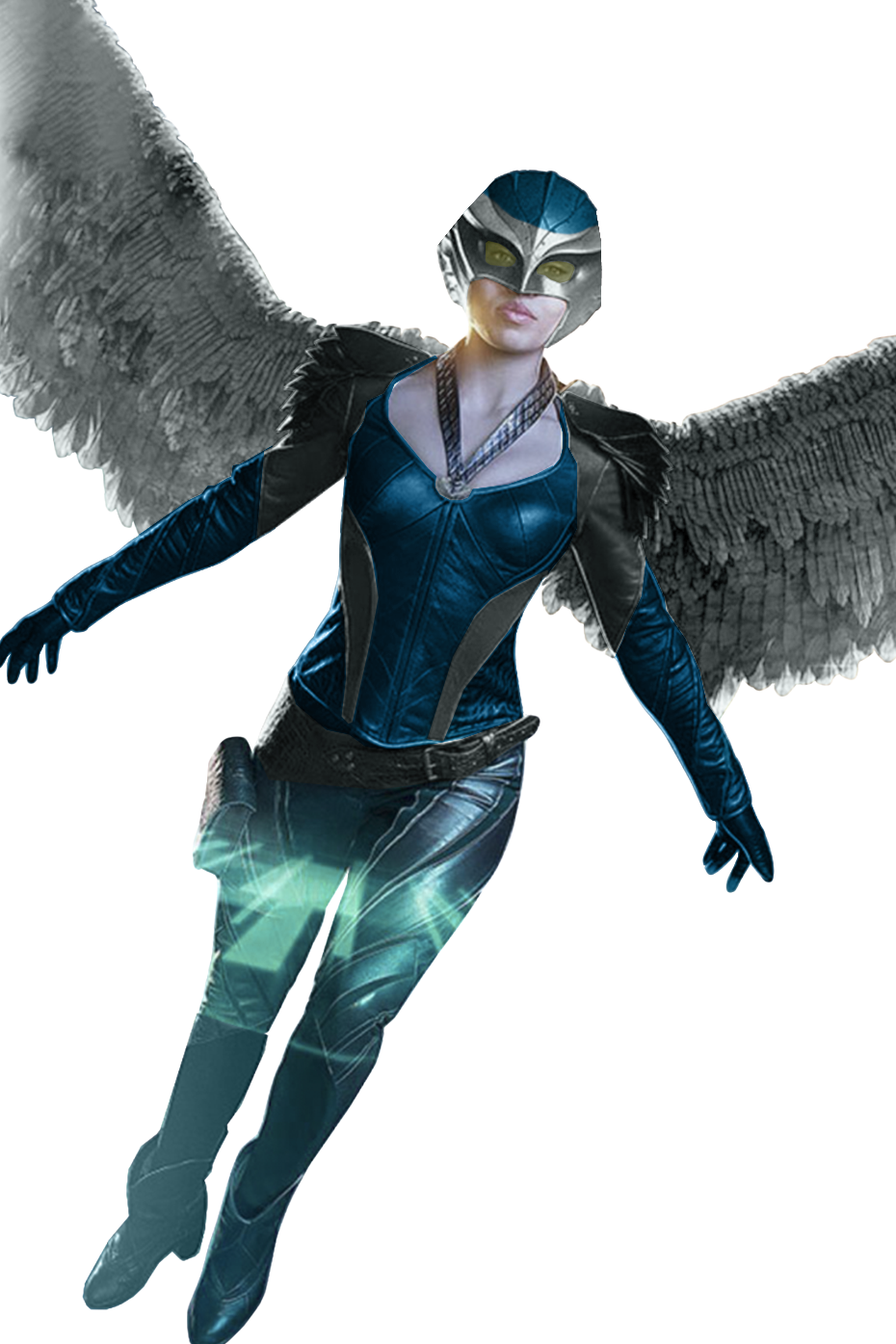Png Mulher Gavião - Hawkgirl Legends Of Tomorrow (930x1395), Png Download