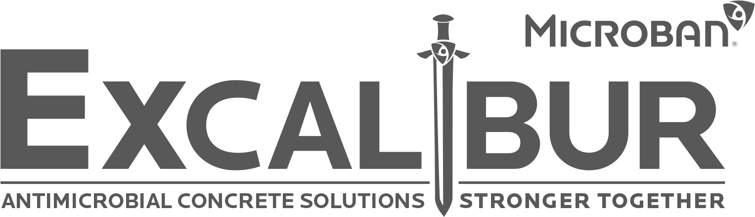 Mbns18 Microban Excalibur Logo Am Concrete Solutions - Graphic Design (1597x489), Png Download