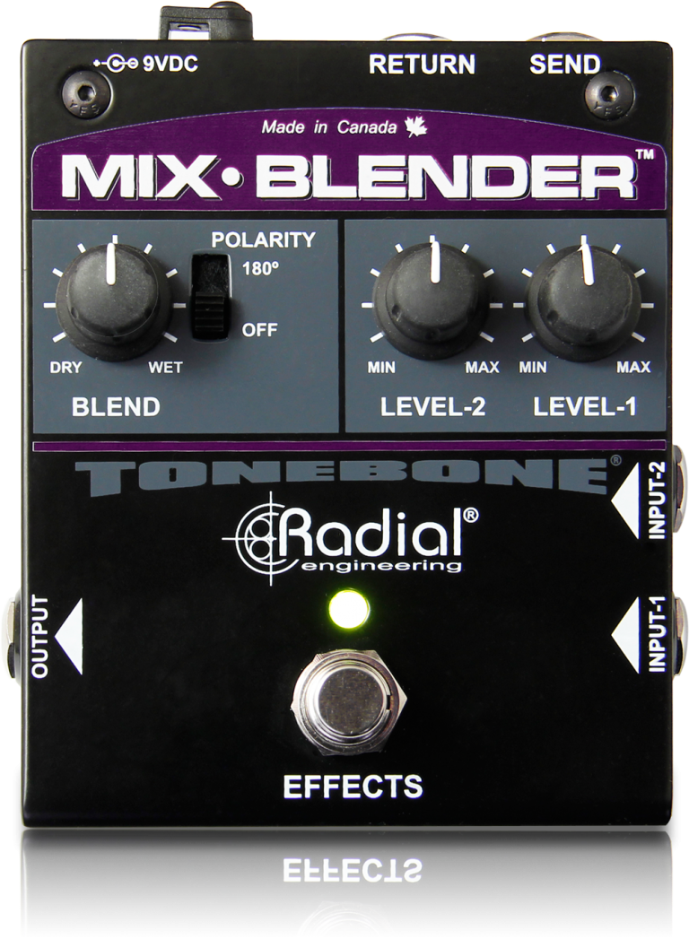 Buffered Instrument Mixer & Effects Loop - Guitar Pedal Mixer (768x1047), Png Download
