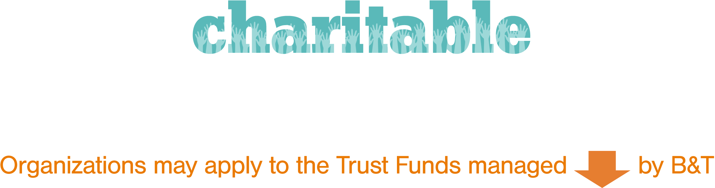 Local Organizations May Apply For Charitable Trusts - Parallel (3020x720), Png Download