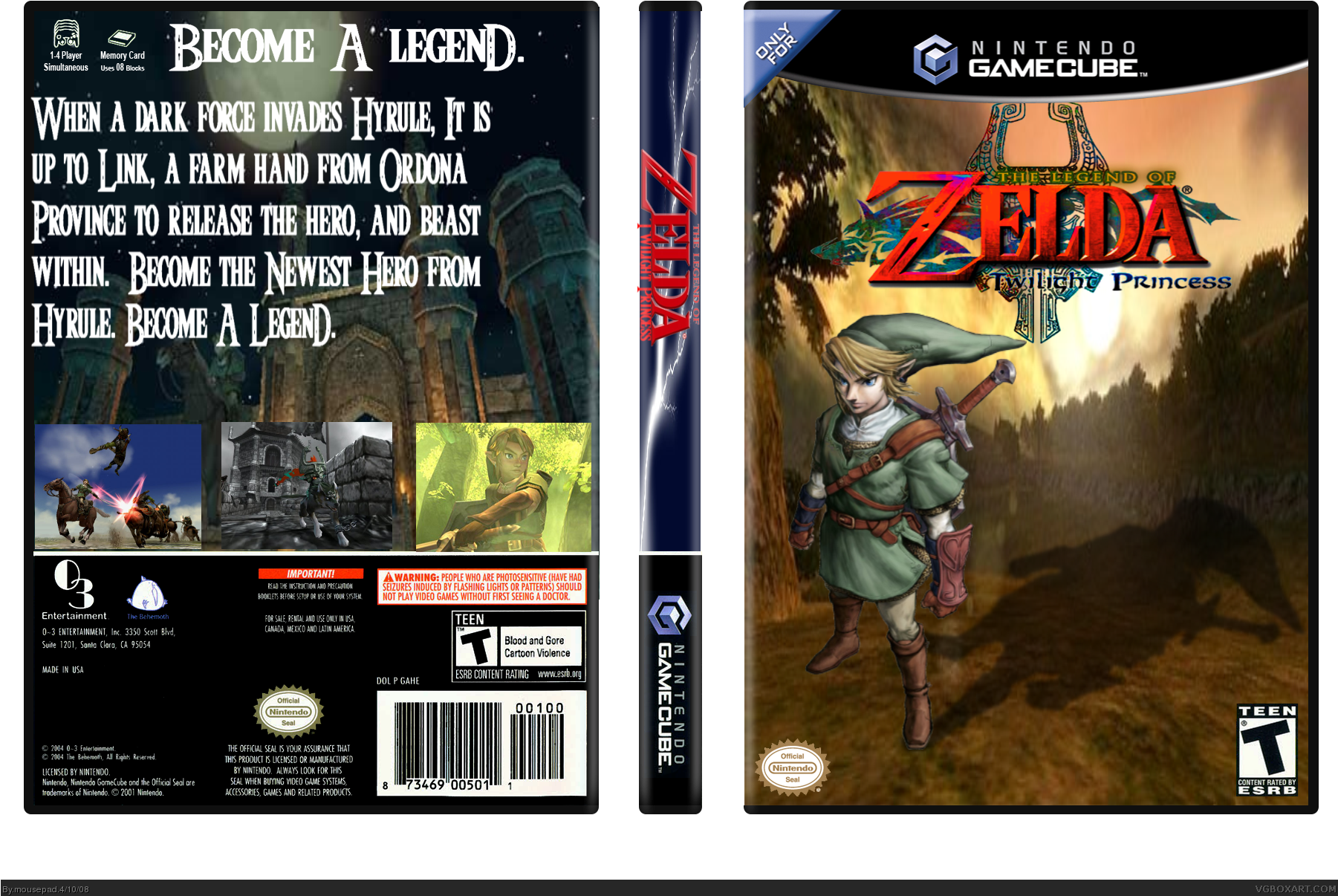 Comments - Zelda Twilight Princess Esrb (1800x1291), Png Download