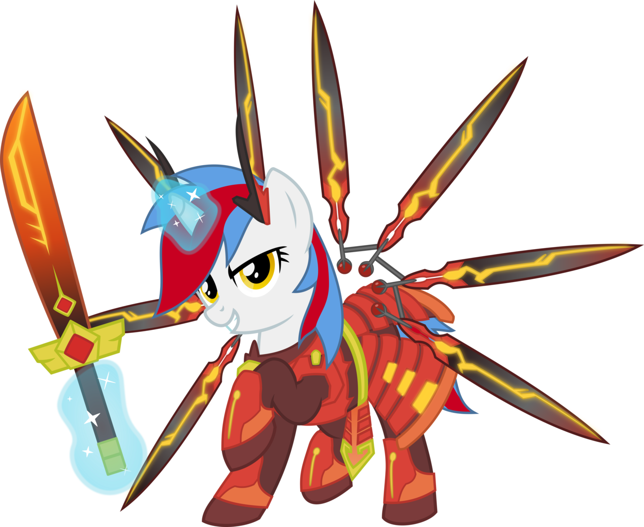 Absurd Res Armor Artist Tentavamp Clothes Commission - Cartoon (1251x1024), Png Download