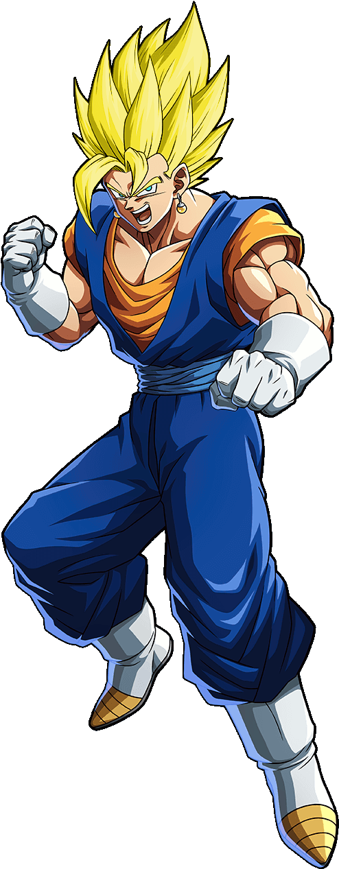 How's This - Dragon Ball Fighterz Vegito (502x1275), Png Download