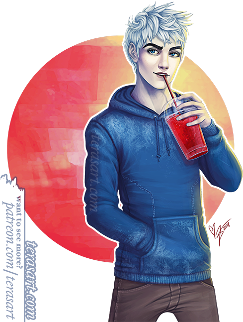 My Most Recent Jack Frost Drawing I Thought It Would - Coca-cola (540x675), Png Download