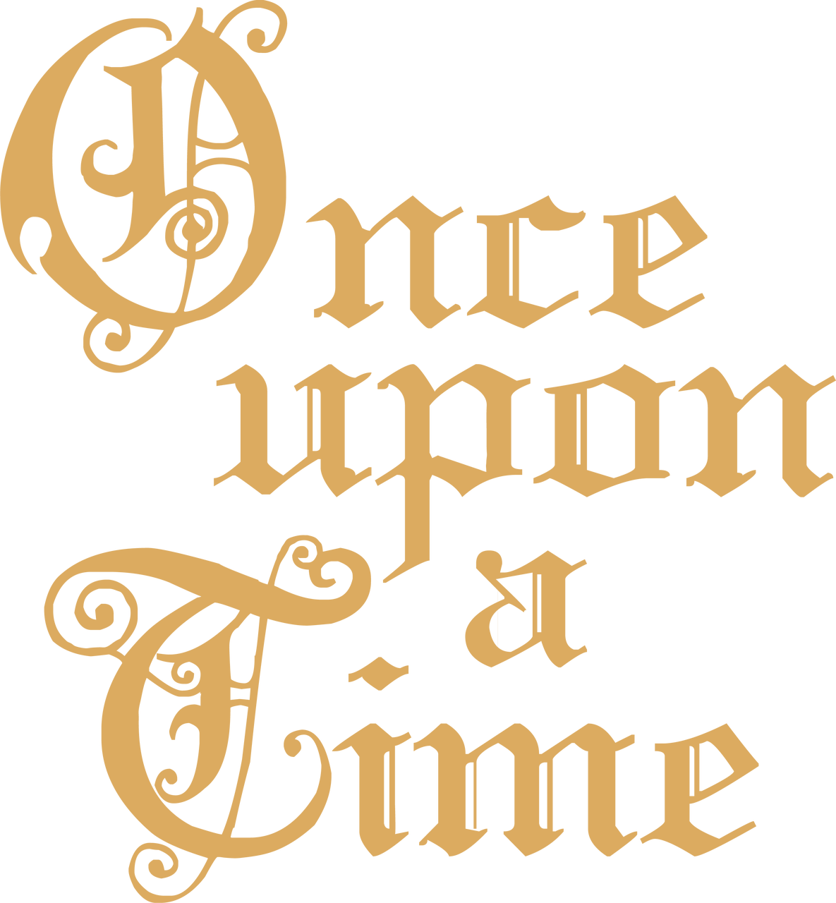 Categories - Calligraphy Once Upon A Time Clipart (1185x1280), Png Download