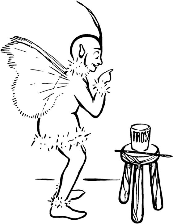 Jack Frost Digi Stamp - Jack Frost Clipart (600x784), Png Download